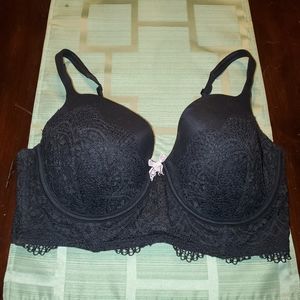 Black Lace Victoria Secret Bra Size 36DD